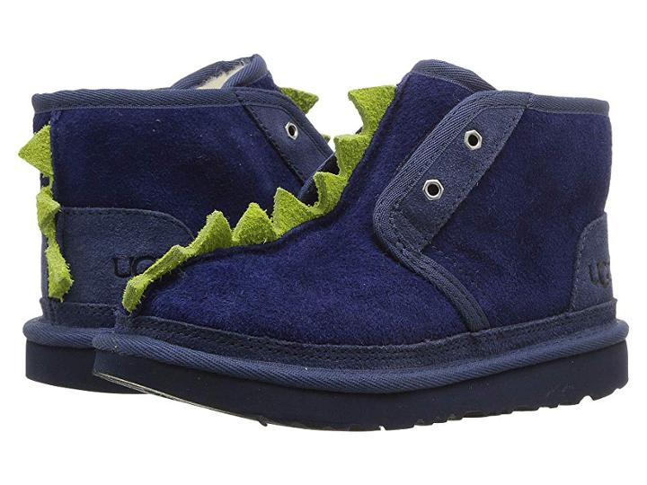 Ugg Kids Dydo Neumel Ii (little Kid/big Kid) (navy/bright Chartreuse) Boys Shoes