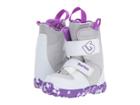 Burton Mini-grom '18 (toddler/little Kid) (white/purple) Men's Cold Weather Boots