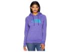 The North Face Half Dome Pullover Hoodie (deep Blue Heather/kokomo Green) Women's Sweatshirt