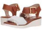 Ed Ellen Degeneres Satiana (pure White Denim Ticking) Women's Shoes