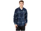 O'neill Glacier Ridge Woven Top (navy Heather) Men's Clothing