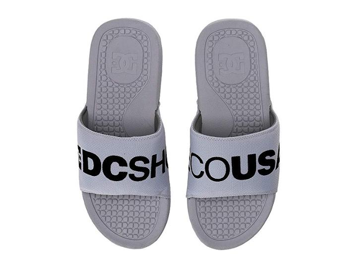 Dc Bolsa Sp (white/black) Men's Slide Shoes