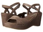 Amiana 15-a5419 (little Kid/big Kid/adult) (taupe Suede Fabric) Girl's Shoes