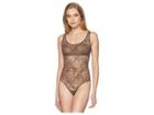 Else Bohemian Tank Bodysuit With Cross-back (khaki/magenta) Women's Jumpsuit & Rompers One Piece