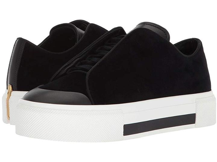 Alexander Mcqueen Low Cut Lace-up Sneaker (black/black/black/black/gold) Women's Lace Up Casual Shoes