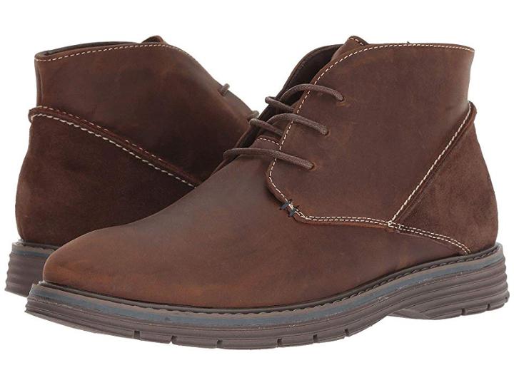 Nunn Bush Littleton Plain Toe Chukka (brown) Men's Lace Up Casual Shoes