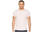 Scotch & Soda Classic Crew Neck Tee With Hem Artwork (pink Ash) Men's T Shirt