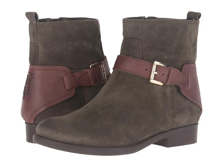 Tommy Hilfiger Safire (olive) Women's Shoes