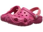 Crocs Kids Swiftwater Clog (toddler/little Kid) (raspberry/coral) Girls Shoes