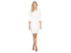 Calvin Klein Bell Sleeve Sheath Dress Cd7c133e (white) Women's Dress