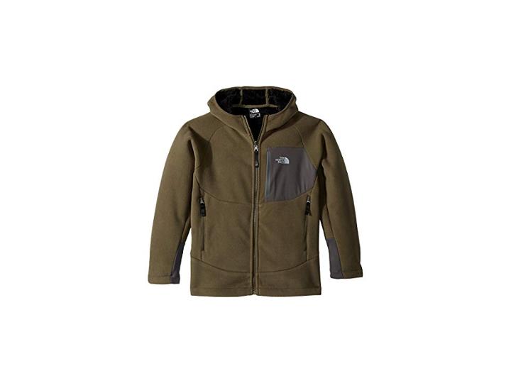 The North Face Kids Chimborazo Hoodie (little Kids/big Kids) (new Taupe Green) Boy's Sweatshirt