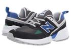 New Balance Kids Ps574v2 (little Kid) (black/uv Blue) Boys Shoes