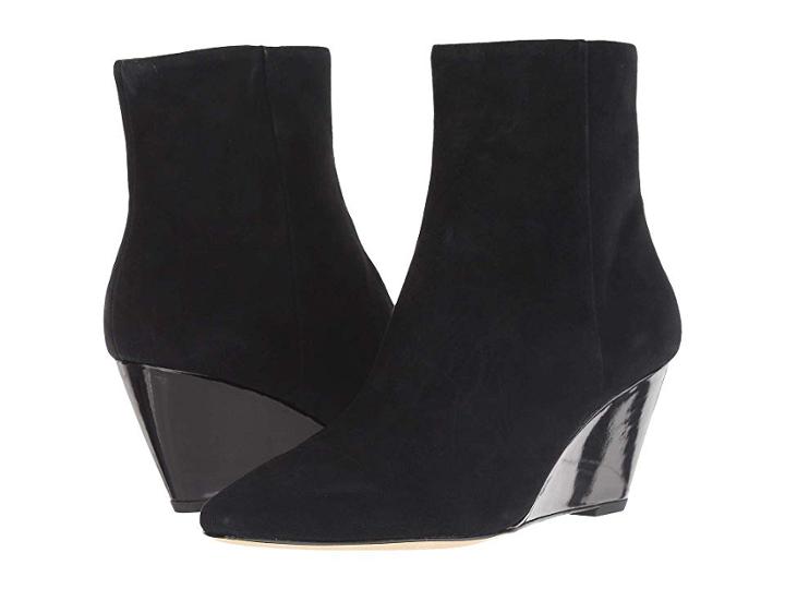 Donald J Pliner Jae (black Kid Suede/black Patent) Women's Dress Boots