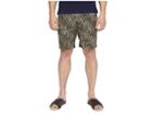Missoni Mare Mare Printed Nylon Bicolor Zigzag Swim Trunks (green) Men's Swimwear