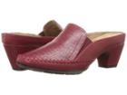 Rialto Vette (red/exotic) Women's Clog Shoes