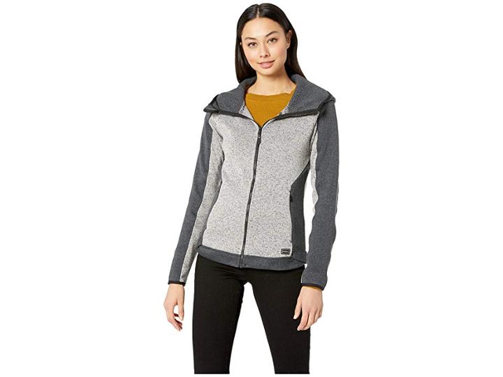 O'neill Piste Hoodie Fleece (silver Melee) Women's Fleece