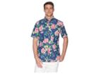 Reyn Spooner Hou Pua Nui Tailored Hawaiian Shirt (ink) Men's Clothing