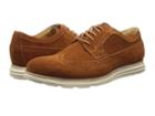 Cole Haan Lunargrand Long Wing (tan/chocolate Truffle) Men's Lace Up Casual Shoes