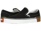 Vans Classic Slip-ontm ((gum Block) Black) Skate Shoes