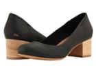 Toms Beverly (black Leather) Women's 1-2 Inch Heel Shoes