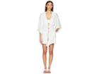 Onia Gina Kimono (white Multi) Women's Swimwear