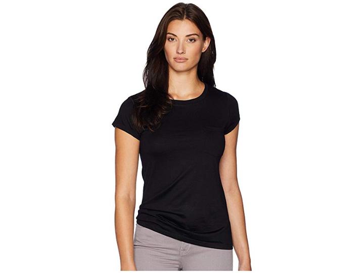 Pendleton Merino One-pocket Tee (black) Women's T Shirt