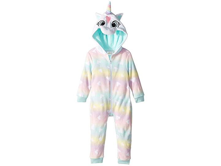 Us Angels Unicorn One-piece (toddler/little Kids) (multi Pastel) Girl's Jumpsuit & Rompers One Piece
