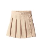 Nautica Kids Girls Plus Pleated Scooter (big Kids) (su Khaki) Girl's Skort