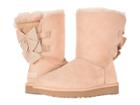 Ugg Bailey Bow Short Ruffle (amberlight) Women's Pull-on Boots