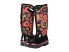 Bogs Classic Tall (black Multi Pansies) Women's Waterproof Boots