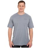 Columbia Big Tall Silver Ridge Zerotm Short Sleeve Shirt (grey Ash Heather) Men's T Shirt