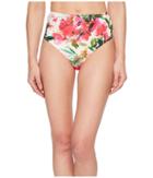 Unique Vintage Daphne Swim Bottom (multicolor Summer Flower) Women's Swimwear