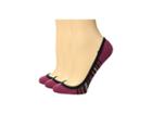 Feetures Hidden Super Low Stripe Socks 3-pair Pack (charcoal) Women's Low Cut Socks Shoes