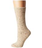 Smartwool Premium Broadmoore Marl Boot Sock (natural Heather) Women's Knee High Socks Shoes