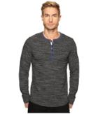 Lucky Brand Highland Henley (charcoal) Men's Clothing