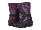 Sorel Kids Flurrytm Print (toddler/little Kid/big Kid) (dark Grey/pink Glo) Girls Shoes