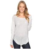 Fate Sweater Knit Tee (grey) Women's T Shirt