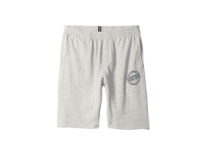 Volcom Kids Downtime Shorts (big Kids) (grey) Boy's Shorts