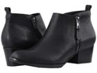 Vaneli Baxy (black Leather) Women's Zip Boots