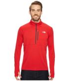 The North Face Impulse Active 1/4 Zip (tnf Red Heather) Men's Workout
