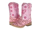 M&f Western Kids Pecos Zip (toddler) (pink) Cowboy Boots