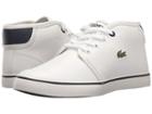 Lacoste Kids Ampthill 117 2 Sp17 (little Kid) (white/navy) Kids Shoes