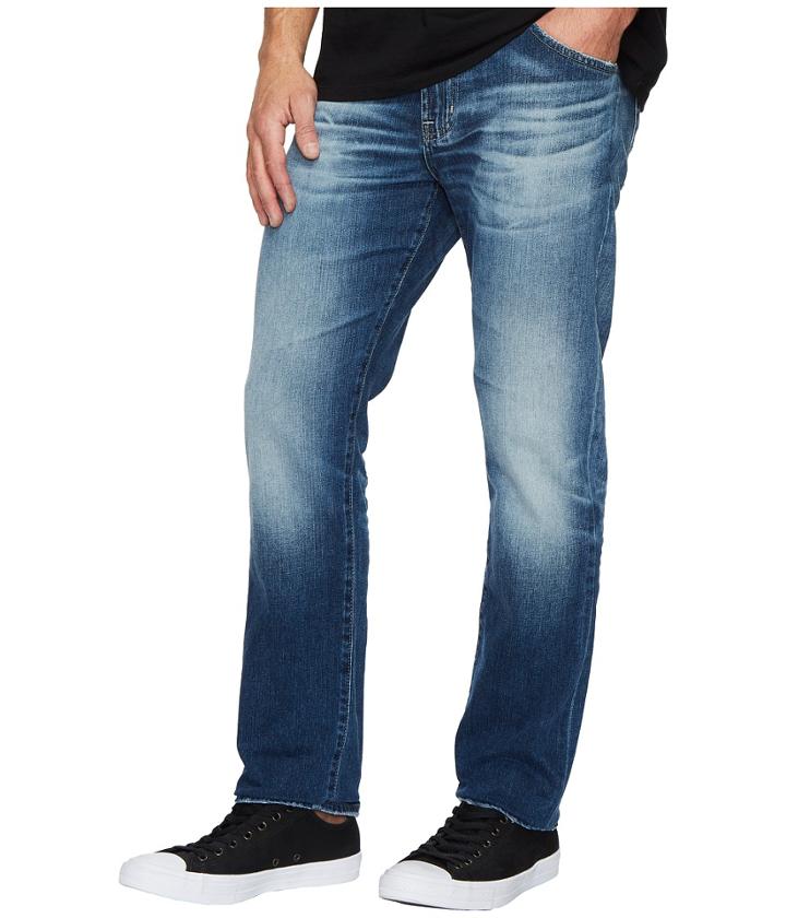 Ag Adriano Goldschmied Everett Slim Straight Leg Denim In 12 Years Maverick (12 Years Maverick) Men's Jeans