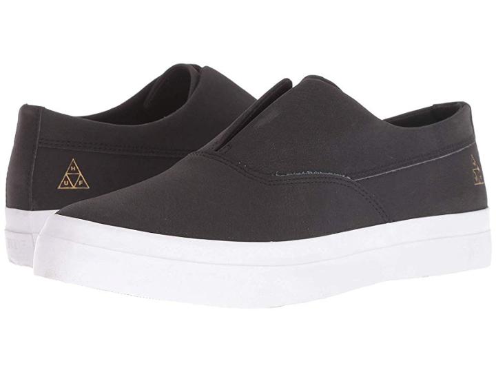 Huf Dylan Slip-on (black) Men's Skate Shoes