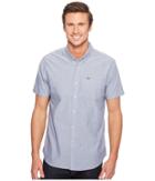 Rip Curl Ourtime Short Sleeve Shirt (insignia Blue) Men's Clothing