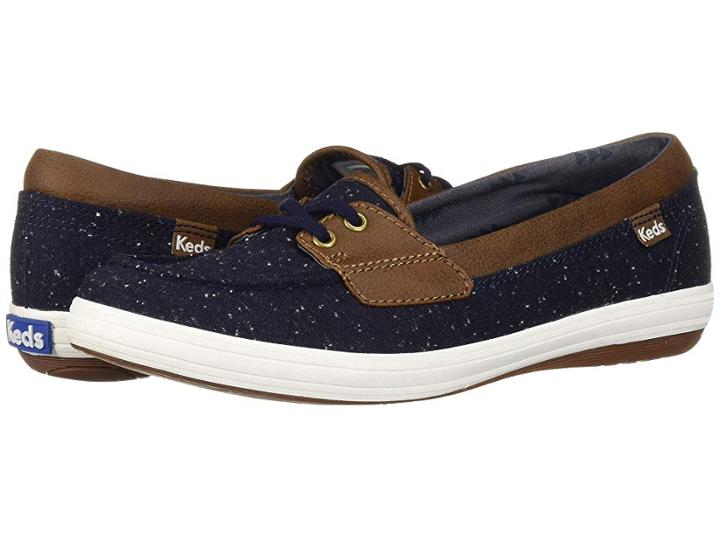 Keds Glimmer Speckled Knit (peacoat) Women's Lace Up Casual Shoes