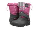 Tundra Boots Kids Quebec (toddler/little Kid/big Kid) (charcoal/fuchsia Plaid) Girls Shoes