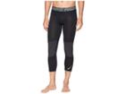 Nike Pro Hypercool Basketball 3/4 Tight (black/white) Men's Casual Pants