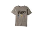 The Original Retro Brand Kids The Police Short Sleeve Tri-blend Tee (big Kids) (streaky Grey) Boy's T Shirt