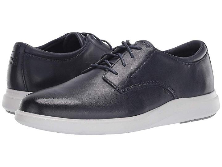 Cole Haan Grand Plus Essex Wedge Oxford (navy Leather) Men's Shoes